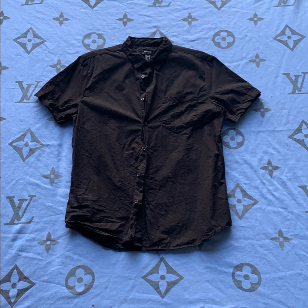 Black button up